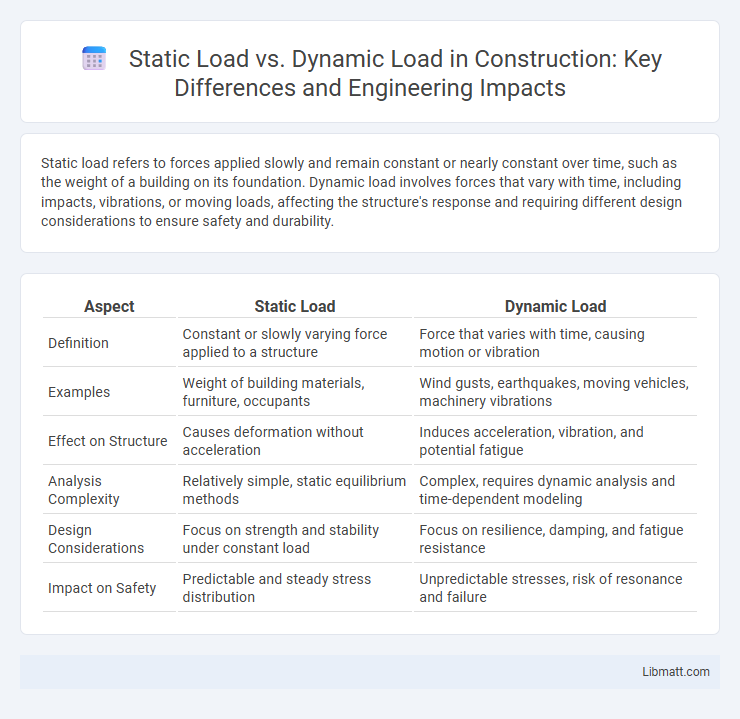 Static Load vs. Dynamic Load in Construction: Key Differences and Engineering Impacts