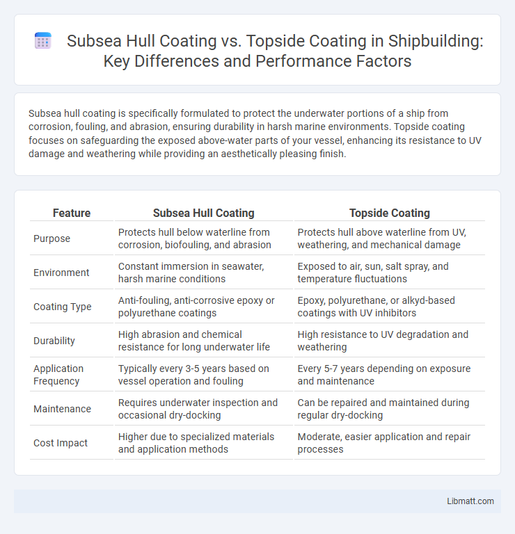 Subsea Hull Coating vs. Topside Coating in Shipbuilding: Key Differences and Performance Factors
