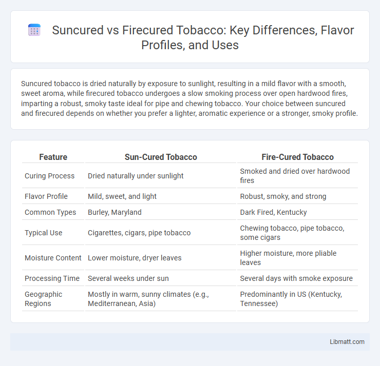 Suncured vs Firecured Tobacco: Key Differences, Flavor Profiles, and Uses