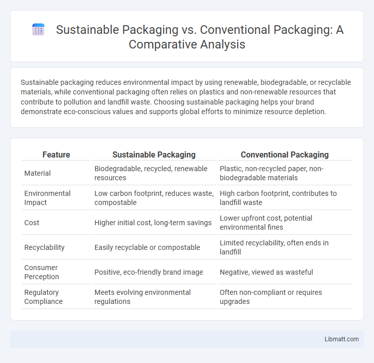 Sustainable Packaging vs. Conventional Packaging: A Comparative Analysis
