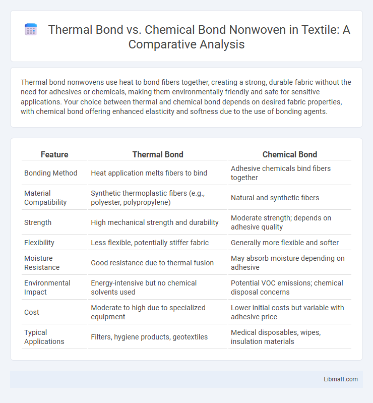 Thermal Bond vs. Chemical Bond Nonwoven in Textile: A Comparative Analysis
