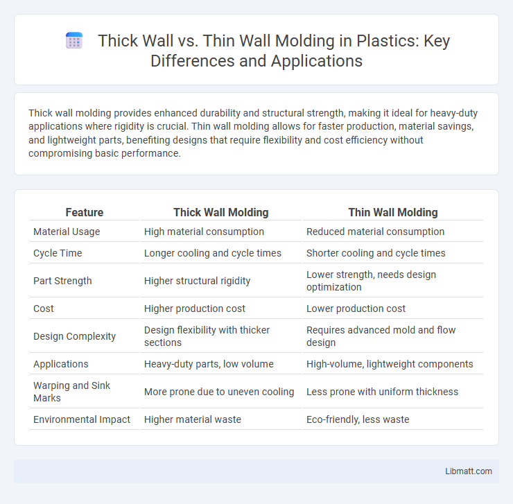 Thick Wall vs. Thin Wall Molding in Plastics: Key Differences and Applications