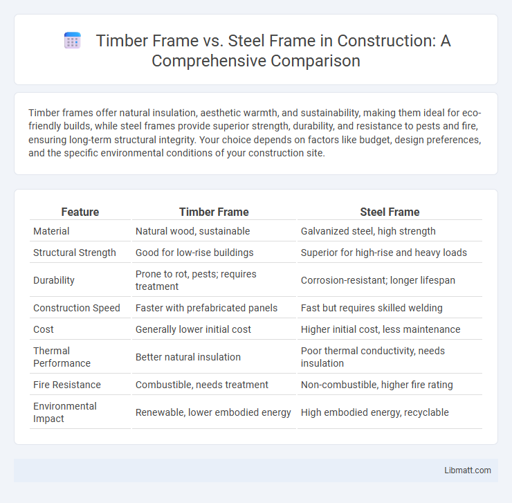 Timber Frame vs. Steel Frame in Construction: A Comprehensive Comparison