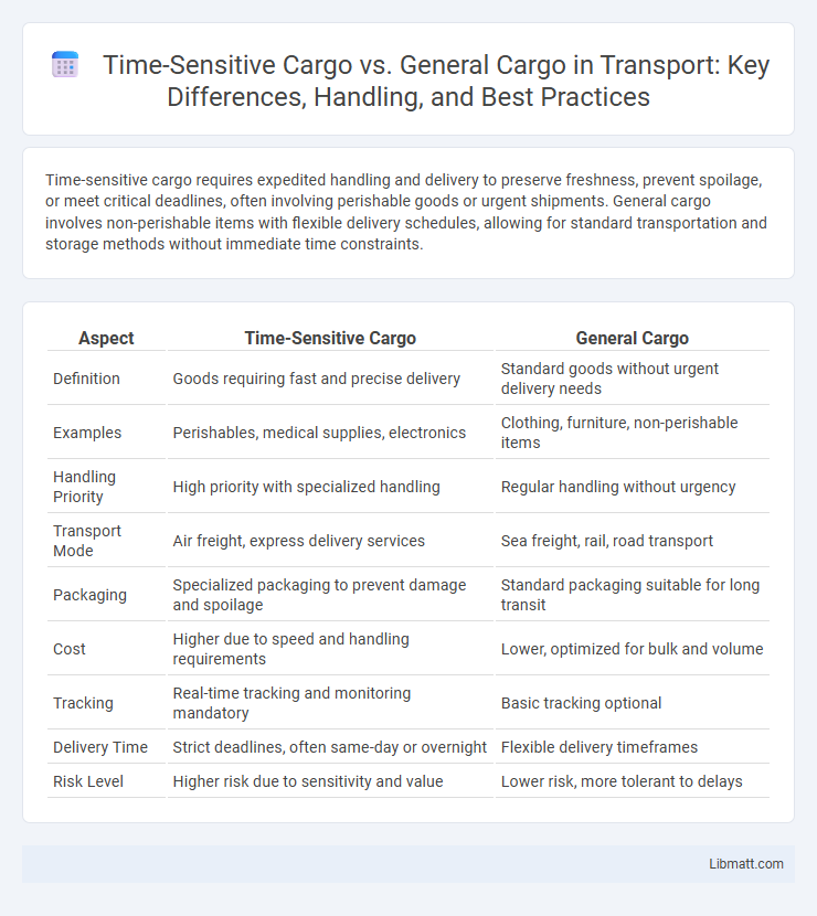 Time-Sensitive Cargo vs. General Cargo in Transport: Key Differences, Handling, and Best Practices