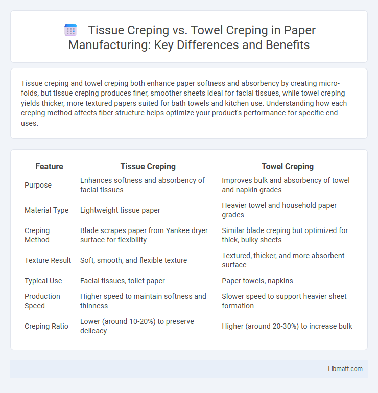 Tissue Creping vs. Towel Creping in Paper Manufacturing: Key Differences and Benefits