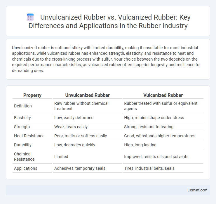 Unvulcanized Rubber vs. Vulcanized Rubber: Key Differences and Applications in the Rubber Industry