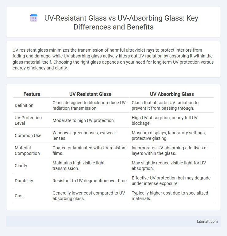 UV-Resistant Glass vs UV-Absorbing Glass: Key Differences and Benefits