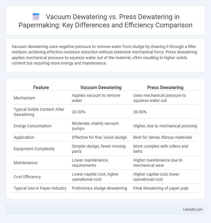 Vacuum Dewatering vs. Press Dewatering in Papermaking: Key Differences and Efficiency Comparison