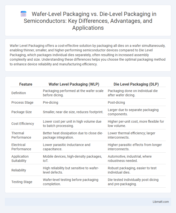 Wafer-Level Packaging vs. Die-Level Packaging in Semiconductors: Key Differences, Advantages, and Applications