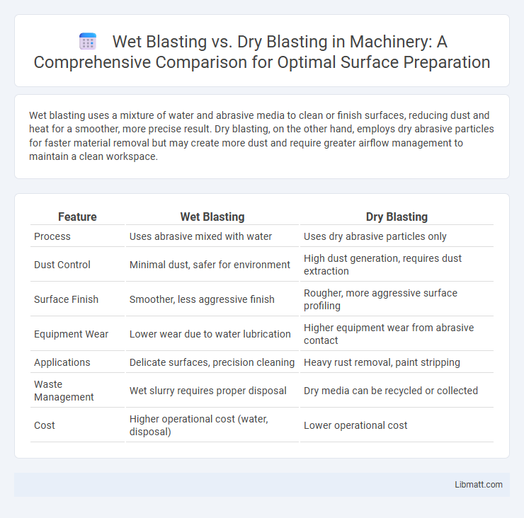 Wet Blasting vs. Dry Blasting in Machinery: A Comprehensive Comparison for Optimal Surface Preparation