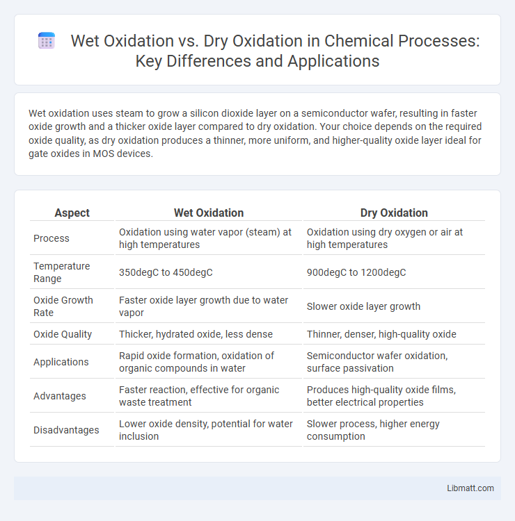 Wet Oxidation vs. Dry Oxidation in Chemical Processes: Key Differences and Applications