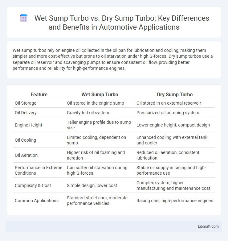 Wet Sump Turbo vs. Dry Sump Turbo: Key Differences and Benefits in Automotive Applications