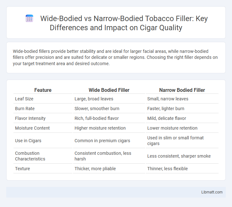 Wide-Bodied vs Narrow-Bodied Tobacco Filler: Key Differences and Impact on Cigar Quality