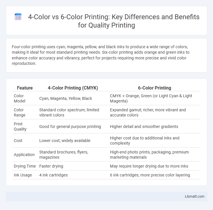 4-Color vs 6-Color Printing: Key Differences and Benefits for Quality Printing
