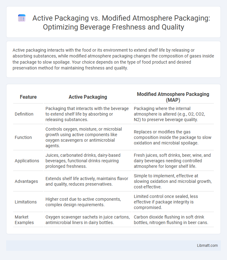 Active Packaging vs. Modified Atmosphere Packaging: Optimizing Beverage Freshness and Quality
