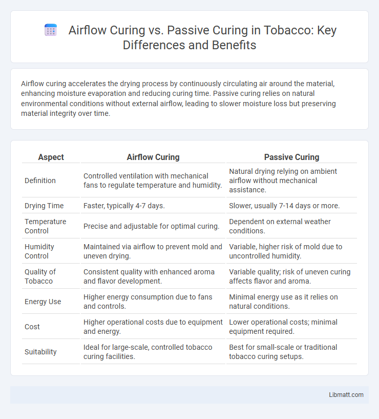 Airflow Curing vs. Passive Curing in Tobacco: Key Differences and Benefits