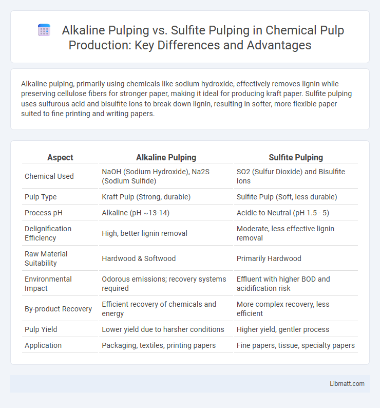 Alkaline Pulping vs. Sulfite Pulping in Chemical Pulp Production: Key Differences and Advantages