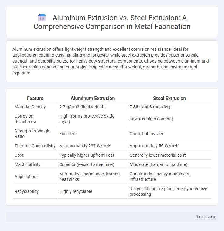 Aluminum Extrusion vs. Steel Extrusion: A Comprehensive Comparison in Metal Fabrication