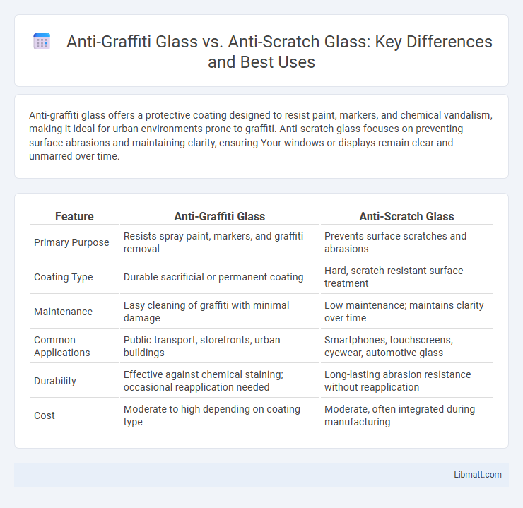Anti-Graffiti Glass vs. Anti-Scratch Glass: Key Differences and Best Uses