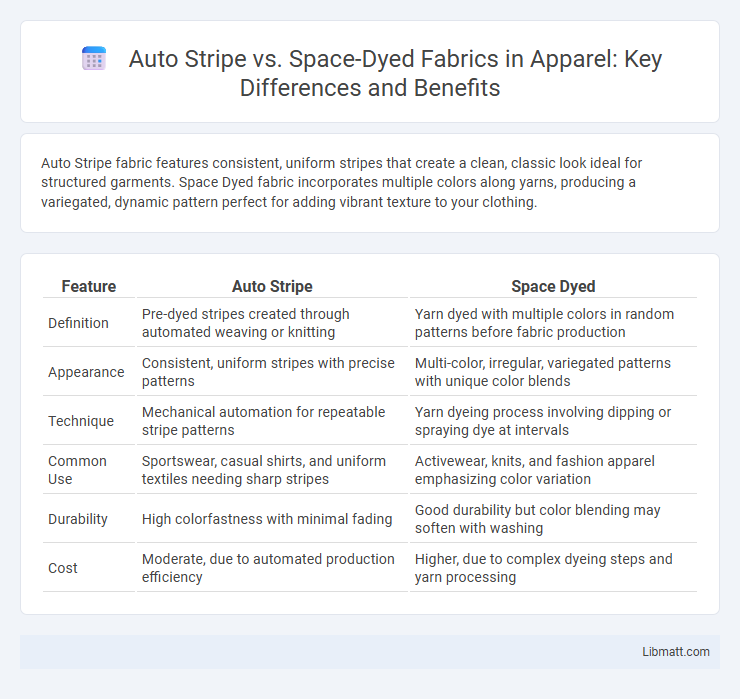 Auto Stripe vs. Space-Dyed Fabrics in Apparel: Key Differences and Benefits