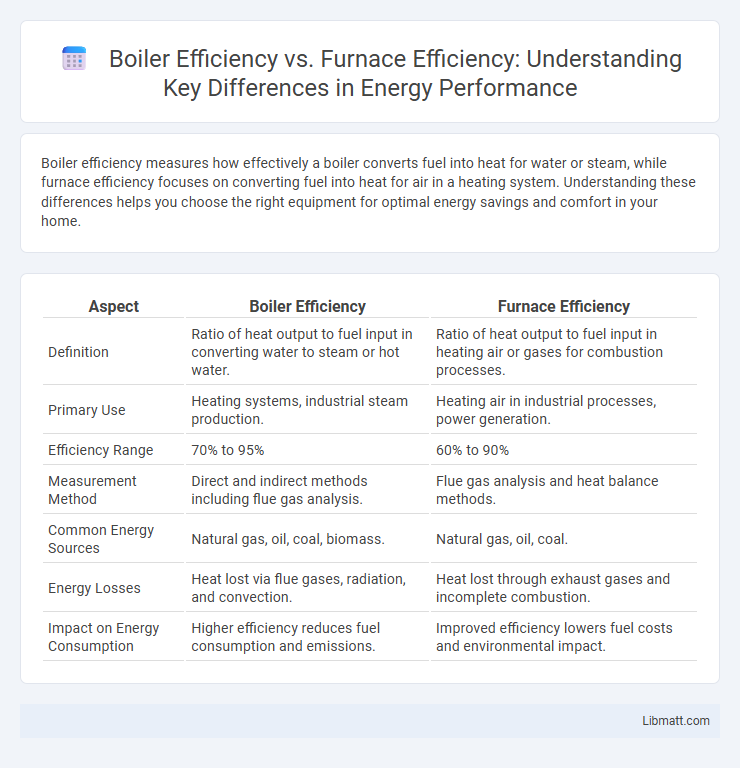 Boiler Efficiency vs. Furnace Efficiency: Understanding Key Differences in Energy Performance