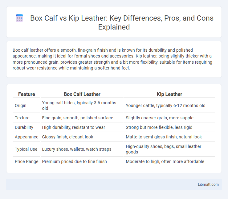 Box Calf vs Kip Leather: Key Differences, Pros, and Cons Explained