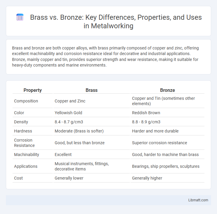 Brass vs. Bronze: Key Differences, Properties, and Uses in Metalworking