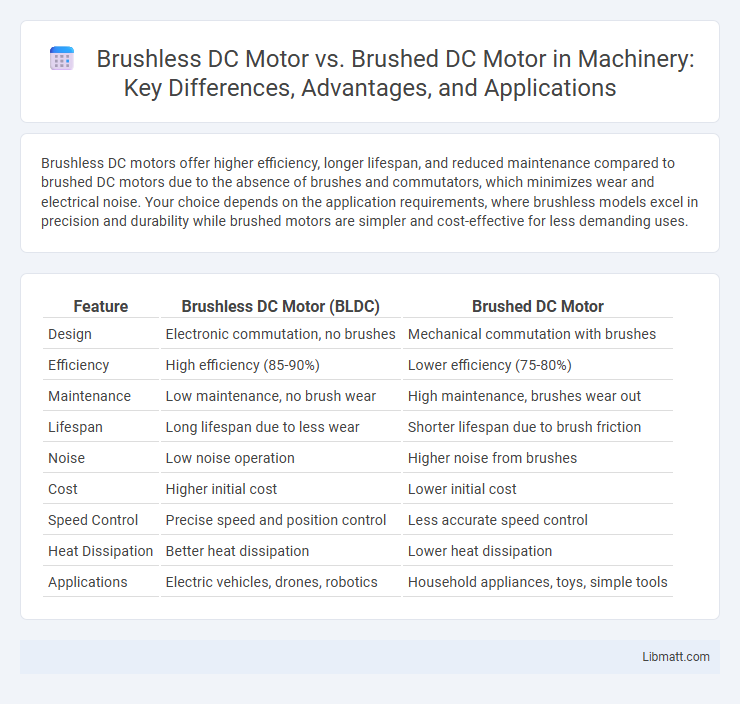 Brushless DC Motor vs. Brushed DC Motor in Machinery: Key Differences, Advantages, and Applications