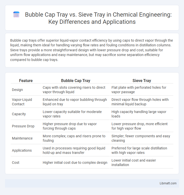 Bubble Cap Tray vs. Sieve Tray in Chemical Engineering: Key Differences and Applications