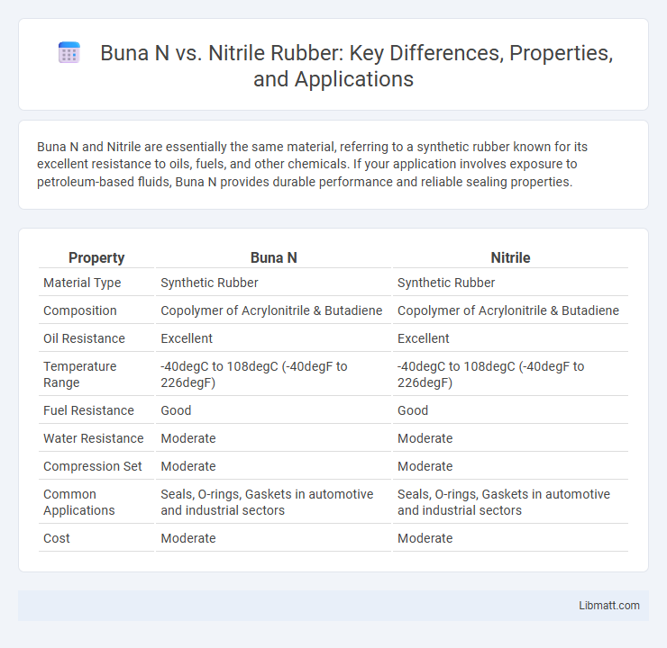 Buna N vs. Nitrile Rubber: Key Differences, Properties, and Applications
