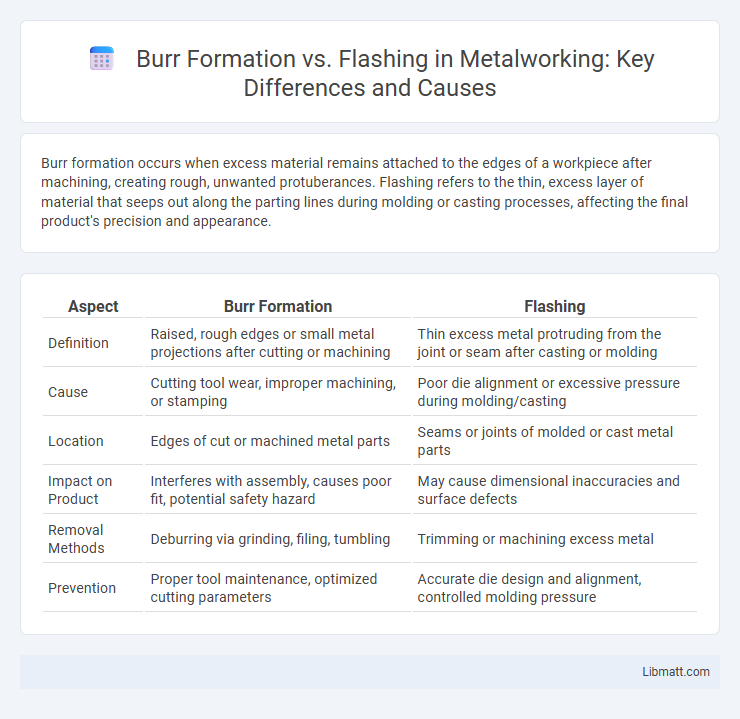 Burr Formation vs. Flashing in Metalworking: Key Differences and Causes