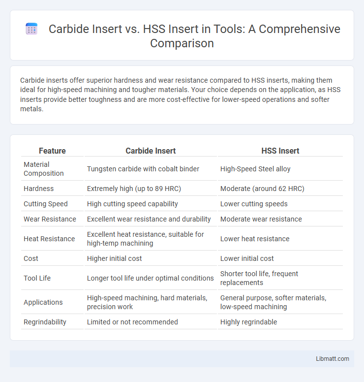 Carbide Insert vs. HSS Insert in Tools: A Comprehensive Comparison