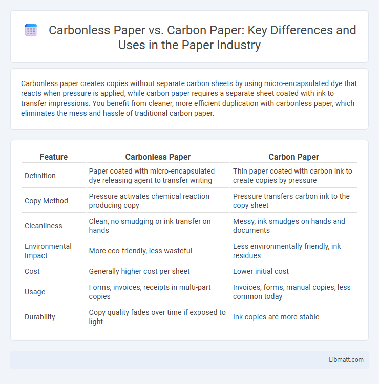 Carbonless Paper vs. Carbon Paper: Key Differences and Uses in the Paper Industry