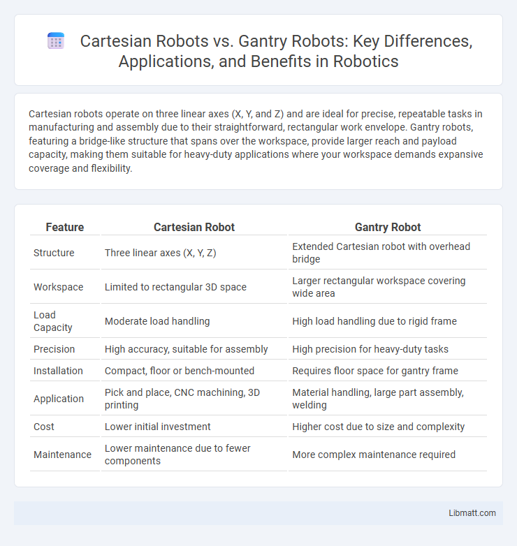 Cartesian Robots vs. Gantry Robots: Key Differences, Applications, and Benefits in Robotics