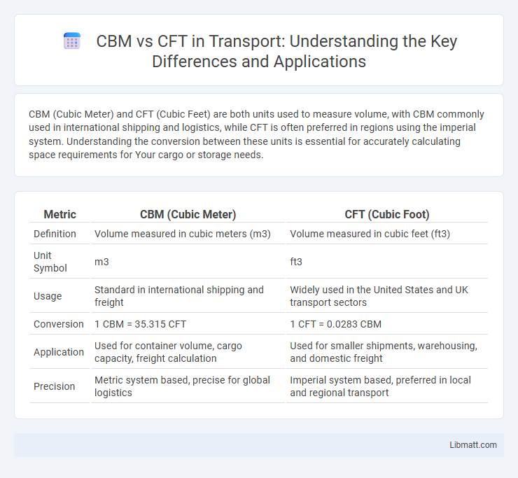 CBM vs CFT in Transport: Understanding the Key Differences and Applications