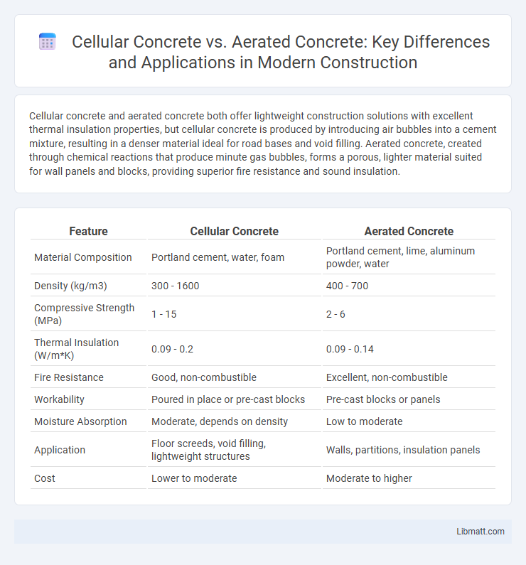 Cellular Concrete vs. Aerated Concrete: Key Differences and Applications in Modern Construction