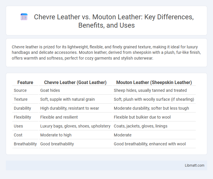 Chevre Leather vs. Mouton Leather: Key Differences, Benefits, and Uses