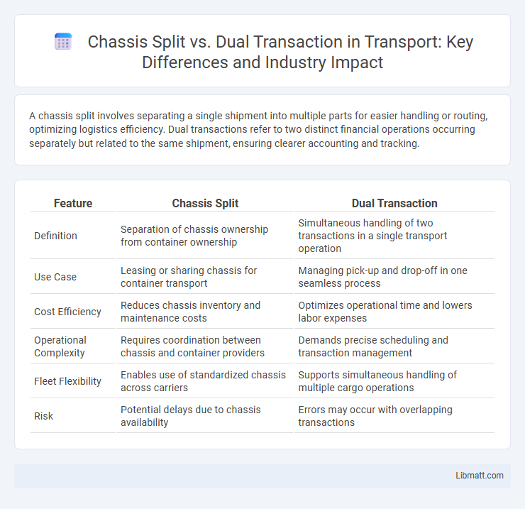 Chassis Split vs. Dual Transaction in Transport: Key Differences and Industry Impact