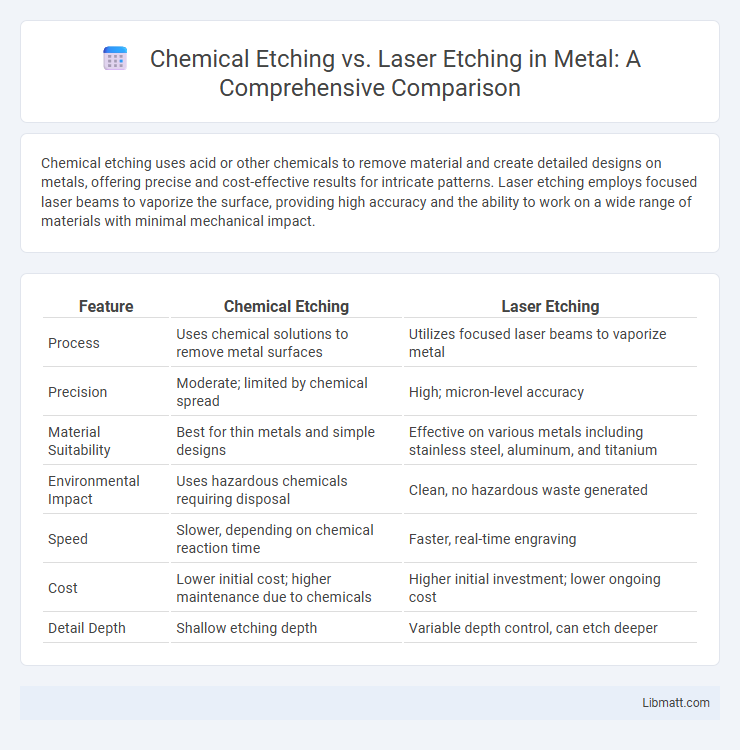 Chemical Etching vs. Laser Etching in Metal: A Comprehensive Comparison