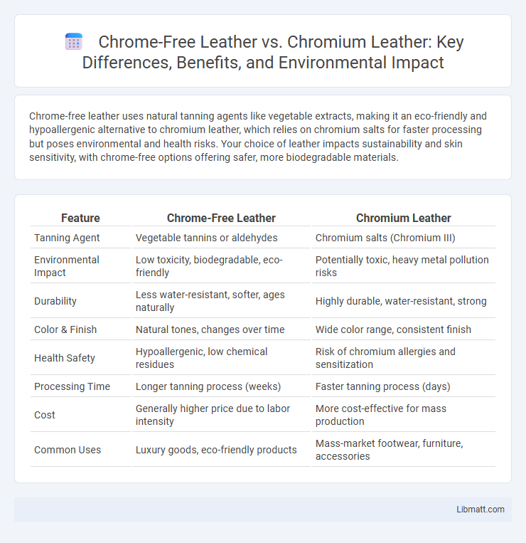 Chrome-Free Leather vs. Chromium Leather: Key Differences, Benefits, and Environmental Impact