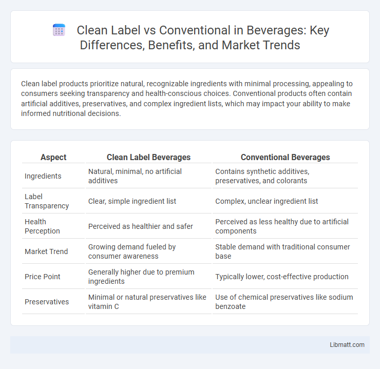 Clean Label vs Conventional in Beverages: Key Differences, Benefits, and Market Trends