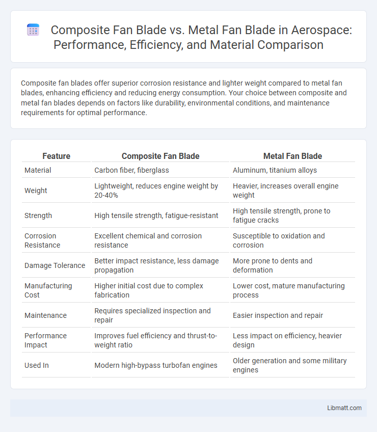 Composite Fan Blade vs. Metal Fan Blade in Aerospace: Performance, Efficiency, and Material Comparison