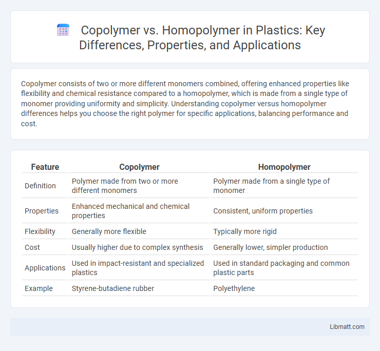Copolymer vs. Homopolymer in Plastics: Key Differences, Properties, and Applications