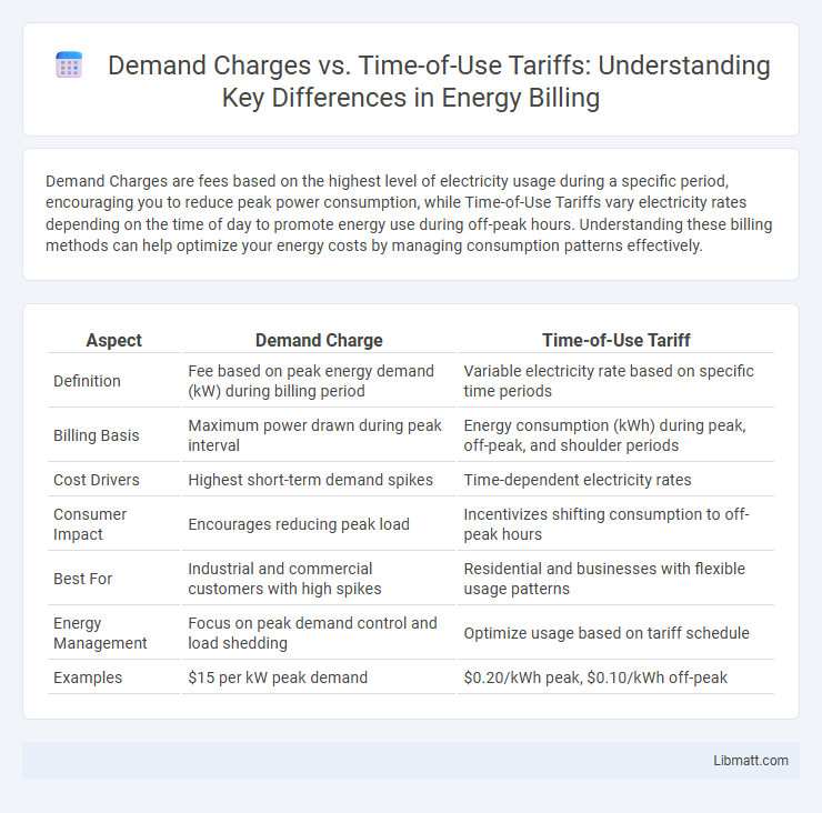 Demand Charges vs. Time-of-Use Tariffs: Understanding Key Differences in Energy Billing