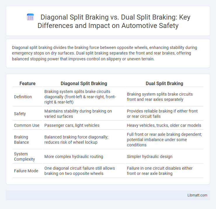 Diagonal Split Braking vs. Dual Split Braking: Key Differences and Impact on Automotive Safety