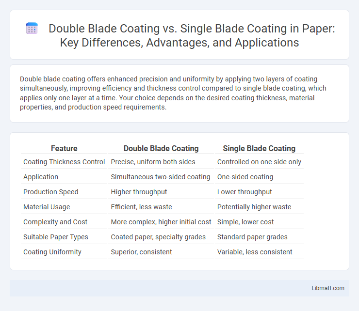 Double Blade Coating vs. Single Blade Coating in Paper: Key Differences, Advantages, and Applications
