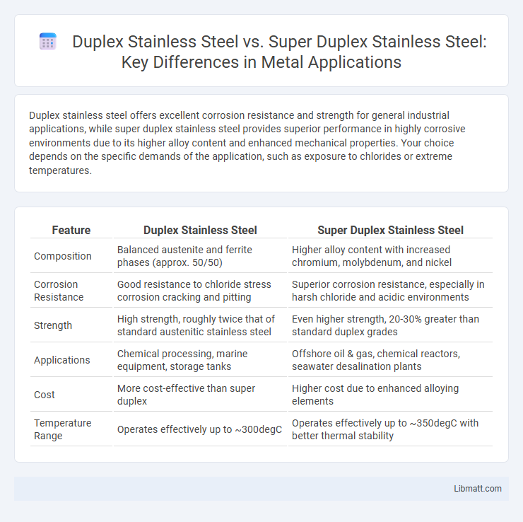 Duplex Stainless Steel vs. Super Duplex Stainless Steel: Key Differences in Metal Applications