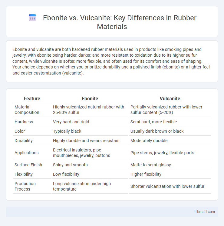 Ebonite vs. Vulcanite: Key Differences in Rubber Materials