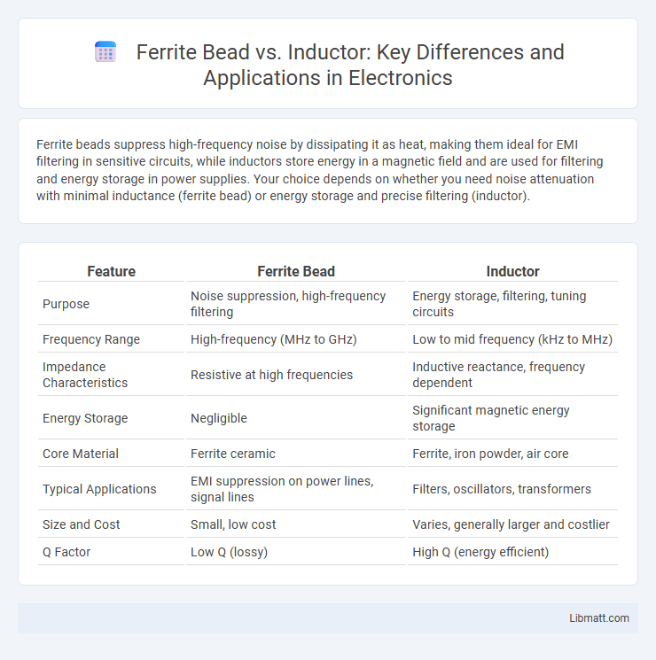 Ferrite Bead vs. Inductor: Key Differences and Applications in Electronics