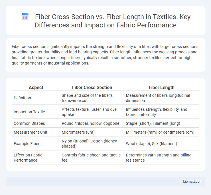 Fiber Cross Section vs. Fiber Length in Textiles: Key Differences and Impact on Fabric Performance